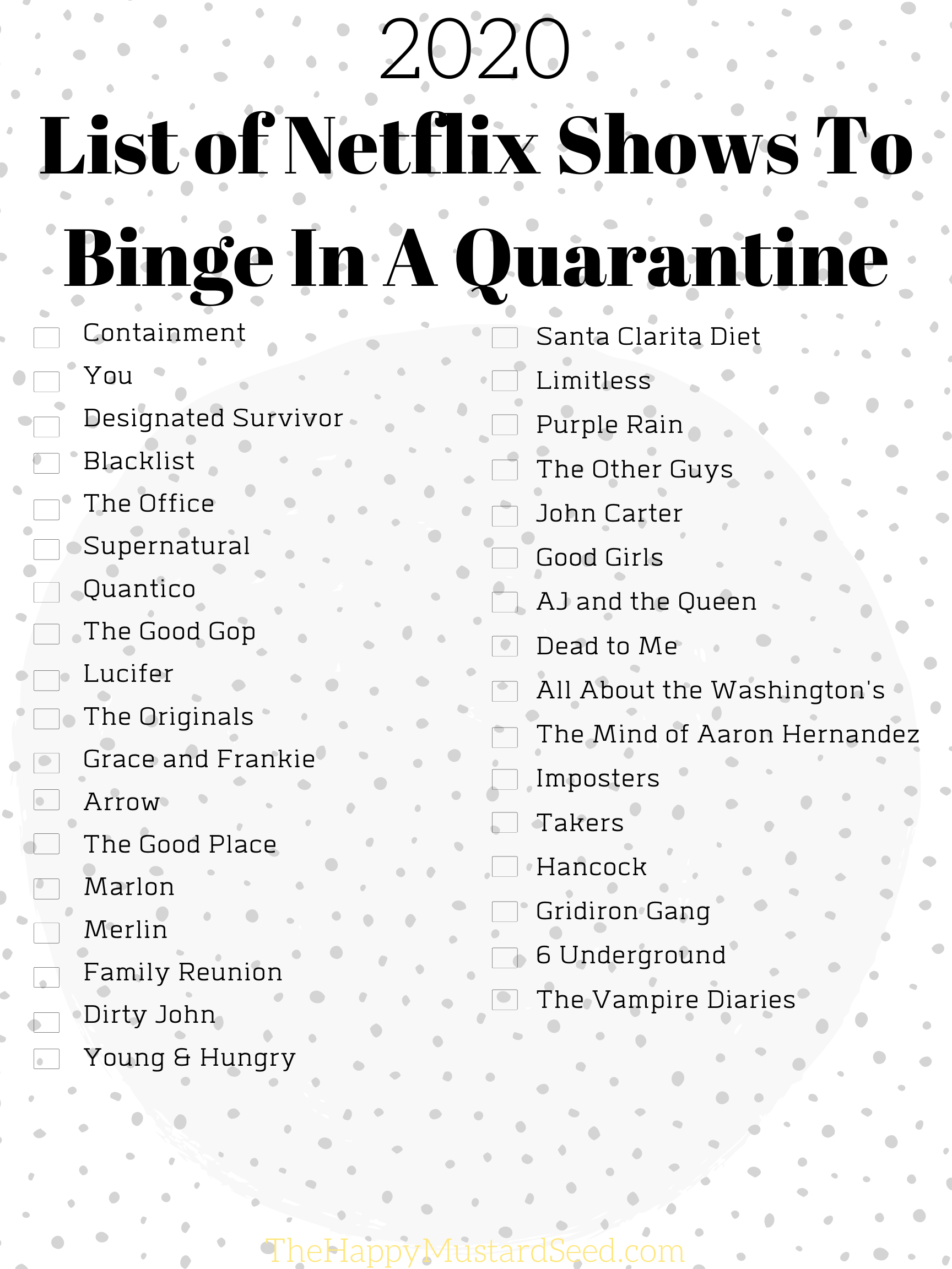 best shows to binge during quarantine