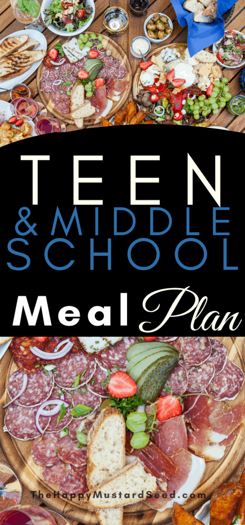 Meal Plan with Middle School and Teens