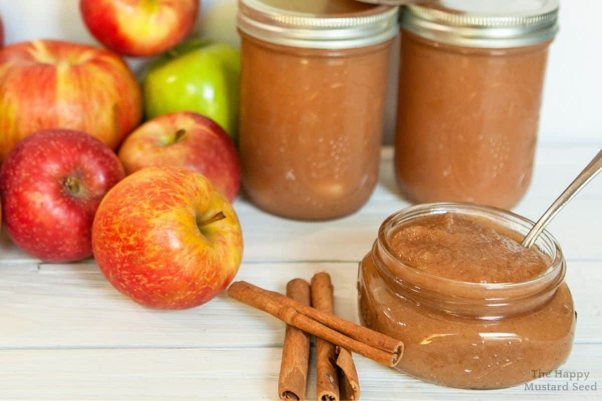 How To Make Applesauce (Canning Applesauce) The Happy Mustard Seed