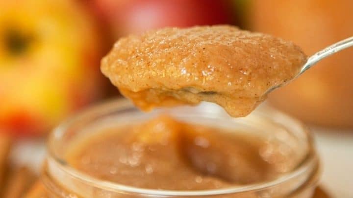 Canning applesauce
