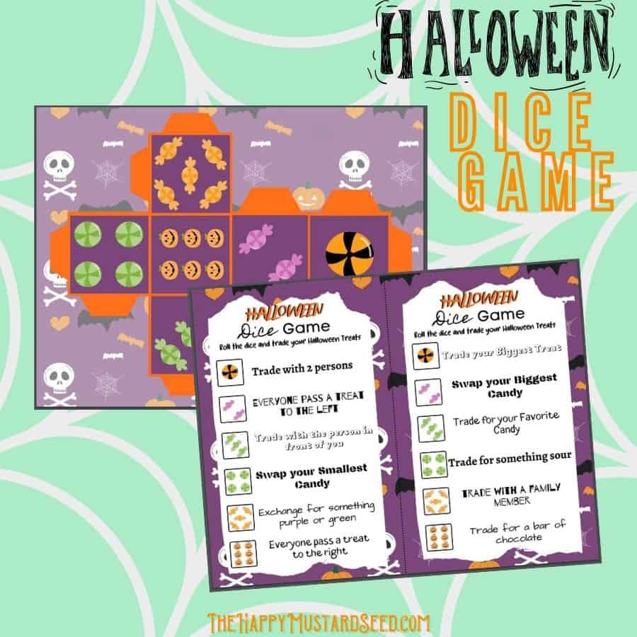 Halloween Candy Dice Game