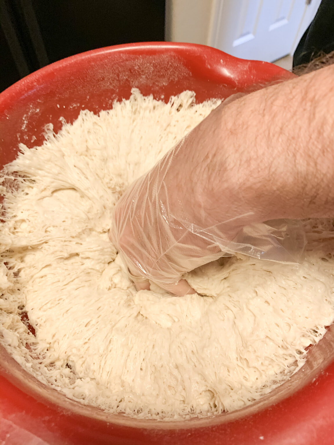 Quick Thin Crust Sourdough Discard Pizza Dough (no yeast) The Happy