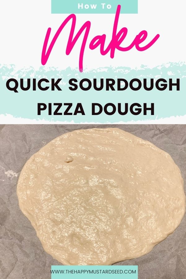 sourdough discard pizza dough