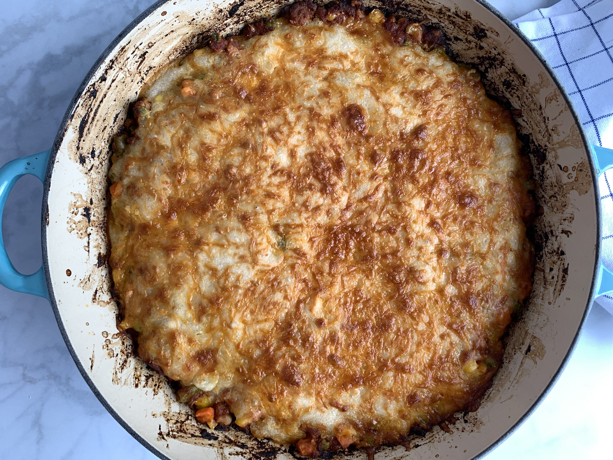 Sourdough Skillet Cottage Pie (Using Sourdough Starter Discard) - The ...