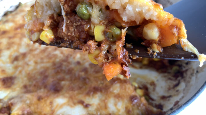Sourdough Skillet Cottage Pie (Using Sourdough Starter Discard)