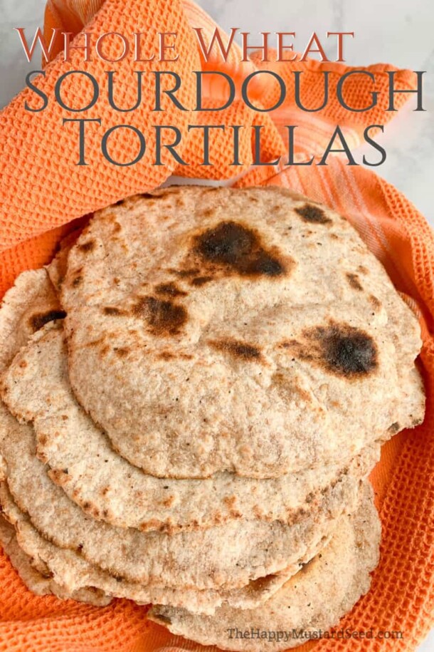 How To Make The Best Sourdough Whole Wheat Tortillas (with honey)