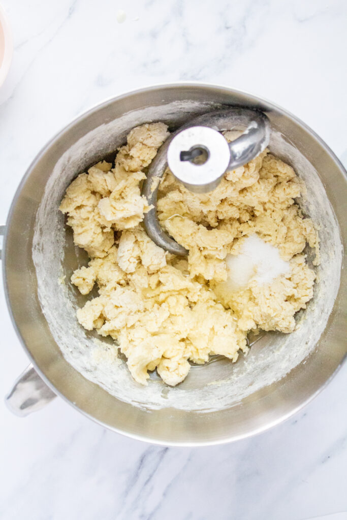 Sourdough-Challah-mixing