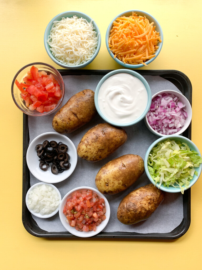 ingredients for sheet pan fries