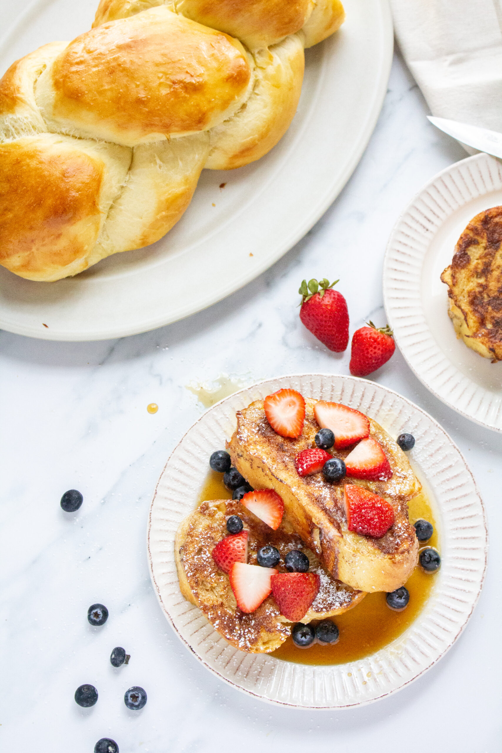 Sourdough French Toast (using Sourdough Challah Bread) The Happy Mustard Seed