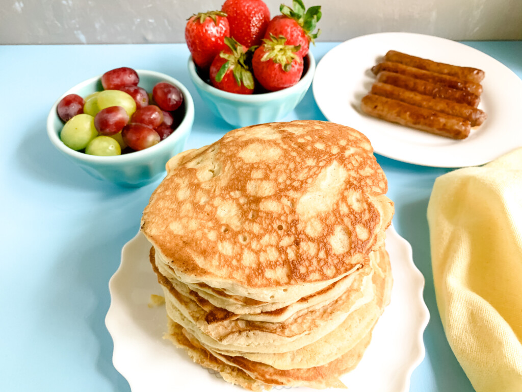 Sourdough-Pancakes-fresh-fruit