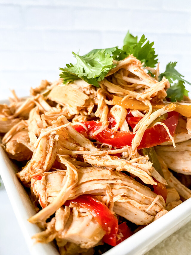 Crockpot Chicken Fajitas - The Happy Mustard Seed