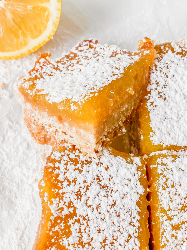 Best Lemon Bars Recipe The Happy Mustard Seed