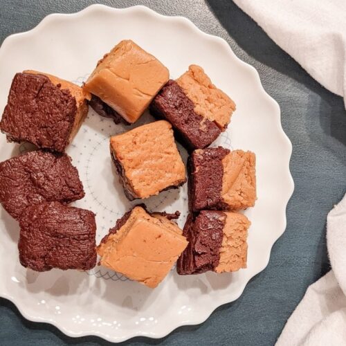 No Bake Condensed Milk Fudge (Double Decker Fudge) The Happy Mustard Seed