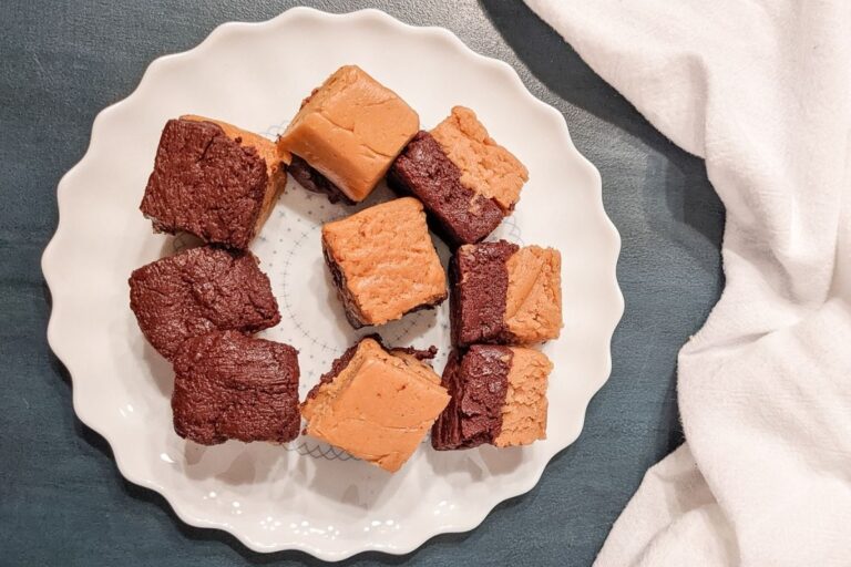 No Bake Condensed Milk Fudge (Double Decker Fudge) The Happy Mustard Seed