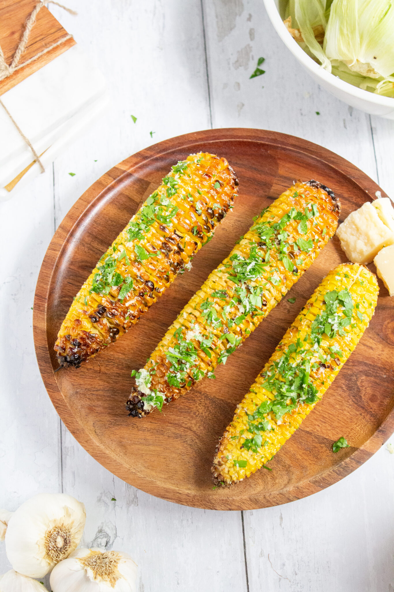 Oven Roasted Corn On The Cob The Happy Mustard Seed