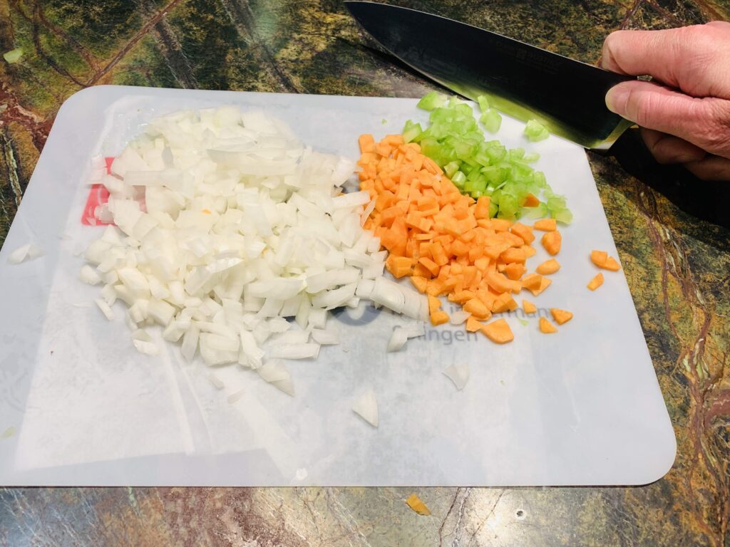 Fresh Cut Veggies - rough chop