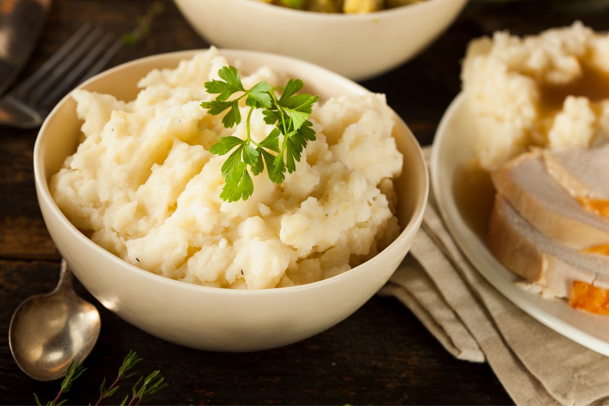 Creamy mashed potatoes