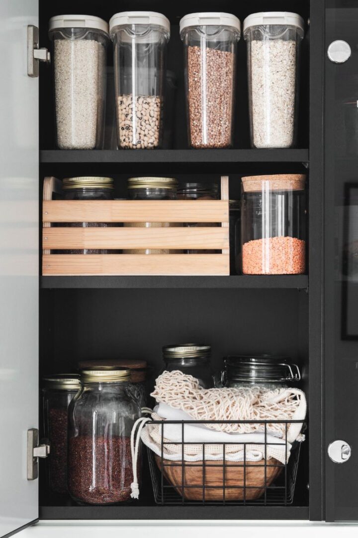 Kitchen Storage With Containers